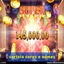 sorteio cores e nomes